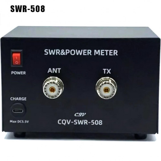 CQV‑SWR‑508 цифровой измеритель КСВ и мощности